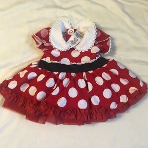 Disney baby Red and White Polka Dot